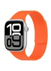 Apple Watch 10 46mm Zore KRD-136 Kabartma Desenli Silikon Kordon