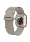 Apple Watch 10 46mm Zore KRD-25 Metal Hasır Kordon