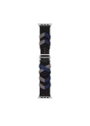 Apple Watch 38 40 41 KRD-97 hasır kordon - Siyah