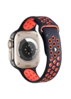 Apple Watch 38mm Kordon Yeni Seri 2023 KRD-02 Silikon Strap Kayış