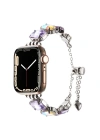 Apple Watch 38mm Zore KRD-115 Renkli Taş Tasarımlı Kordon