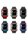 Apple Watch 38mm Zore KRD-88 Sert PC Kasa Koruyuculu Silikon Kordon