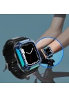 Apple Watch 40mm Zore KRD-88 Sert PC Kasa Koruyuculu Silikon Kordon