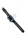 Apple Watch 40mm Zore KRD-88 Sert PC Kasa Koruyuculu Silikon Kordon