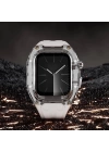 Apple Watch 42mm Wiwu Wi-WB013 Rambo Serisi 2in1 Şeffaf PC Kasa Koruyuculu Kauçuk Kordon