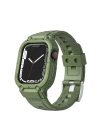 Apple Watch 42mm Wiwu Wi-WB014 Armor Serisi 2in1 Sert PC Kasa Koruyuculu Silikon Kordon