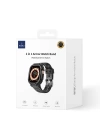 Apple Watch 42mm Wiwu Wi-WB014 Armor Serisi 2in1 Sert PC Kasa Koruyuculu Silikon Kordon