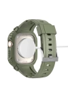 Apple Watch 42mm Wiwu Wi-WB014 Armor Serisi 2in1 Sert PC Kasa Koruyuculu Silikon Kordon