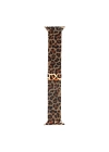 Apple Watch 42mm Zore KRD-01 Leopar Desenli Metal Kordon
