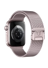 Apple Watch 42mm Zore KRD-121 Metal Hasır Kordon