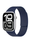 Apple Watch 42mm Zore KRD-136 Kabartma Desenli Silikon Kordon