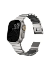 Apple Watch 42mm Zore KRD-152 Titanyum Silikon Kordon