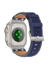 Apple Watch 42mm Zore KRD-153 Kot Kumaş Tasarımlı Kordon
