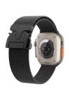 Apple Watch 42mm Zore KRD-25 Metal Hasır Kordon