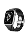 Apple Watch 44mm KRD-127 Metal Tokalı Silikon Kordon
