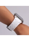 Apple Watch 44mm KRD-127 Metal Tokalı Silikon Kordon