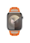 Apple Watch 44mm Zore KRD-117 Hava Alabilen Delikli Metal Süslemeli Desenli Silikon Kordon