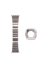 Apple Watch 44mm Zore KRD-126 Sert Kasa Koruyuculu Metal Kordon