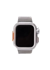 Apple Watch 44mm Zore KRD-126 Sert Kasa Koruyuculu Metal Kordon