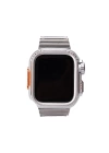 Apple Watch 44mm Zore KRD-126 Sert Kasa Koruyuculu Metal Kordon