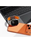 Apple Watch 44mm Zore KRD-149 Metal Silikon Kordon
