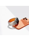 Apple Watch 44mm Zore KRD-149 Metal Silikon Kordon