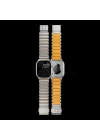 Apple Watch 44mm Zore KRD-149 Metal Silikon Kordon