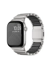 Apple Watch 44mm Zore KRD-149 Titanyum Silikon Kordon