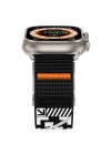 Apple Watch 44mm Zore KRD-154 Naylon Kumaş Hasır Örgülü Kordon
