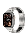 Apple Watch 44mm Zore KRD-155 Metal Silikon Kordon