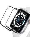 Apple Watch 44mm Zore PMMA Silikon Body Saat Ekran Koruyucu