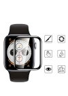 Apple Watch 44mm Zore PMMA Silikon Body Saat Ekran Koruyucu