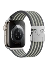 Apple Watch 45mm Zore KRD-133 Naylon Kumaş Hasır Örgülü Kordon