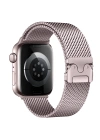 Apple Watch 7 41mm Zore KRD-121 Metal Hasır Kordon