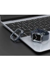 Apple Watch 7 41mm Zore Watch Gard 08 Sert PC + Silikon Koruyucu