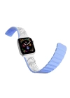 Apple Watch 7 45mm Kordon Youngkit Technological Magnetik Tak Çıkar Silikon Strap Kayış