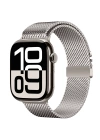 Apple Watch 7 45mm Zore KRD-121 Metal Hasır Kordon
