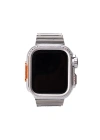 Apple Watch 7 45mm Zore KRD-126 Sert Kasa Koruyuculu Metal Kordon