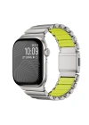 Apple Watch 7 45mm Zore KRD-149 Titanyum Silikon Kordon