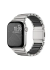 Apple Watch 7 45mm Zore KRD-151 Metal Silikon Kordon