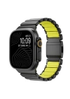 Apple Watch 7 45mm Zore KRD-152 Titanyum Silikon Kordon