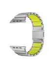Apple Watch 7 45mm Zore KRD-152 Titanyum Silikon Kordon