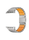 Apple Watch 7 45mm Zore KRD-152 Titanyum Silikon Kordon