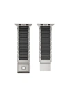Apple Watch 7 45mm Zore KRD-152 Titanyum Silikon Kordon