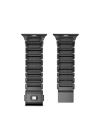 Apple Watch 7 45mm Zore KRD-152 Titanyum Silikon Kordon