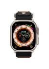 Apple Watch 7 45mm Zore KRD-154 Naylon Kumaş Hasır Örgülü Kordon