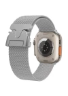 Apple Watch 7 45mm Zore KRD-25 Metal Hasır Kordon