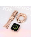 Apple Watch 7 45mm Zore KRD-64 Metal Kordon
