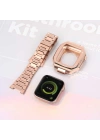 Apple Watch 7 45mm Zore KRD-64 Metal Kordon