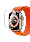 Apple Watch Ultra 49mm CaseWorld Alloy Serisi Safir Akıllı Saat Temperli Cam Ekran Koruyucu